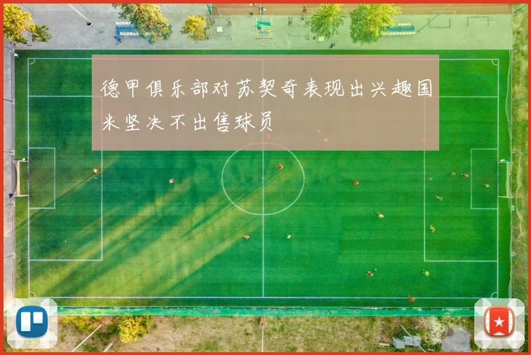 德甲俱乐部对苏契奇表现出兴趣国米坚决不出售球员